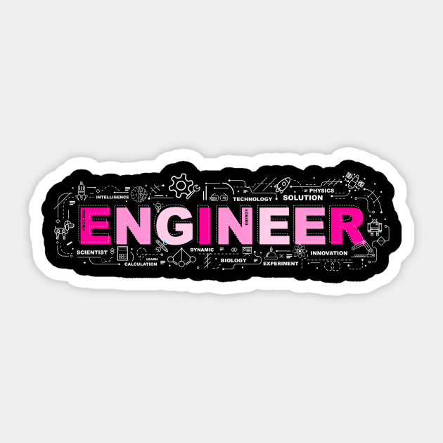 Women Female Engineer Engineering Sticker by letnothingstopyou